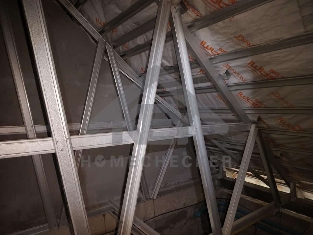 งานฝ้าชายคาและโครงฝ้า