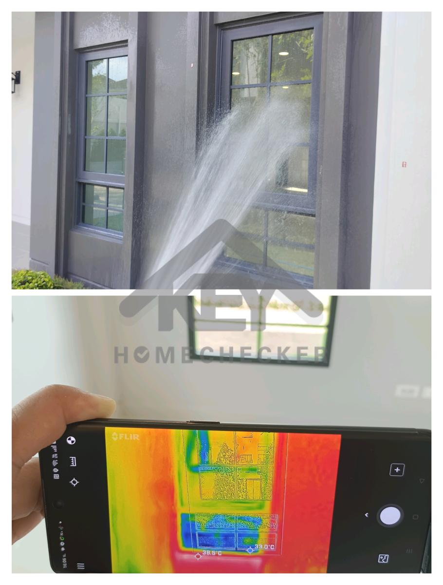 งานเทสน้ำ ประตูหน้าต่าง